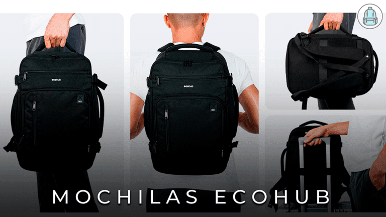 Mochila Ecohub. Mochilas Ecohub, mochilas ecológicas para avión.