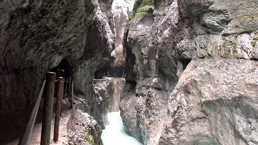 Las Gargantas de Partnach, paisajes alemanes