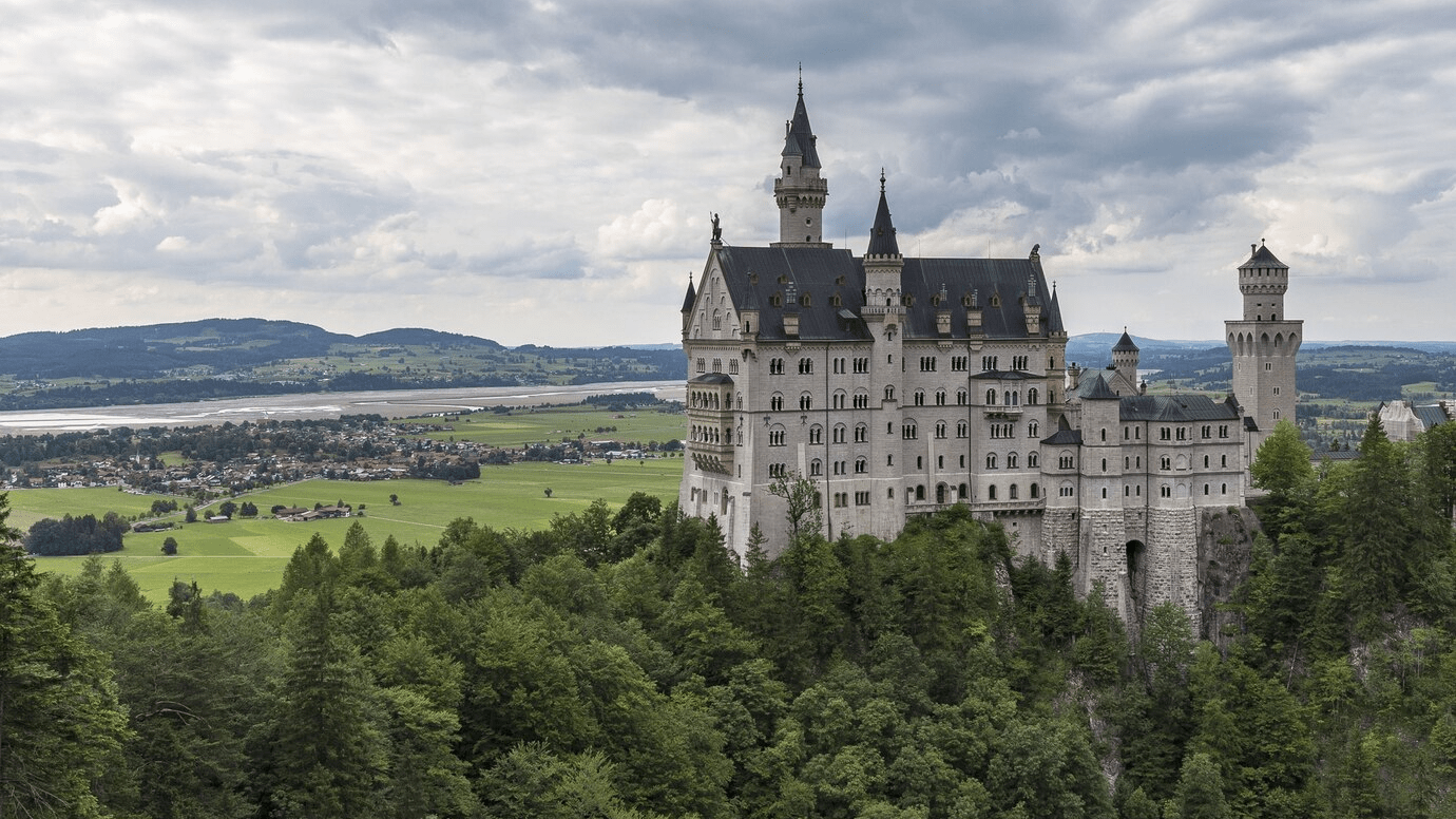 Castillo de Neuschwanstein, paisajes alemanes