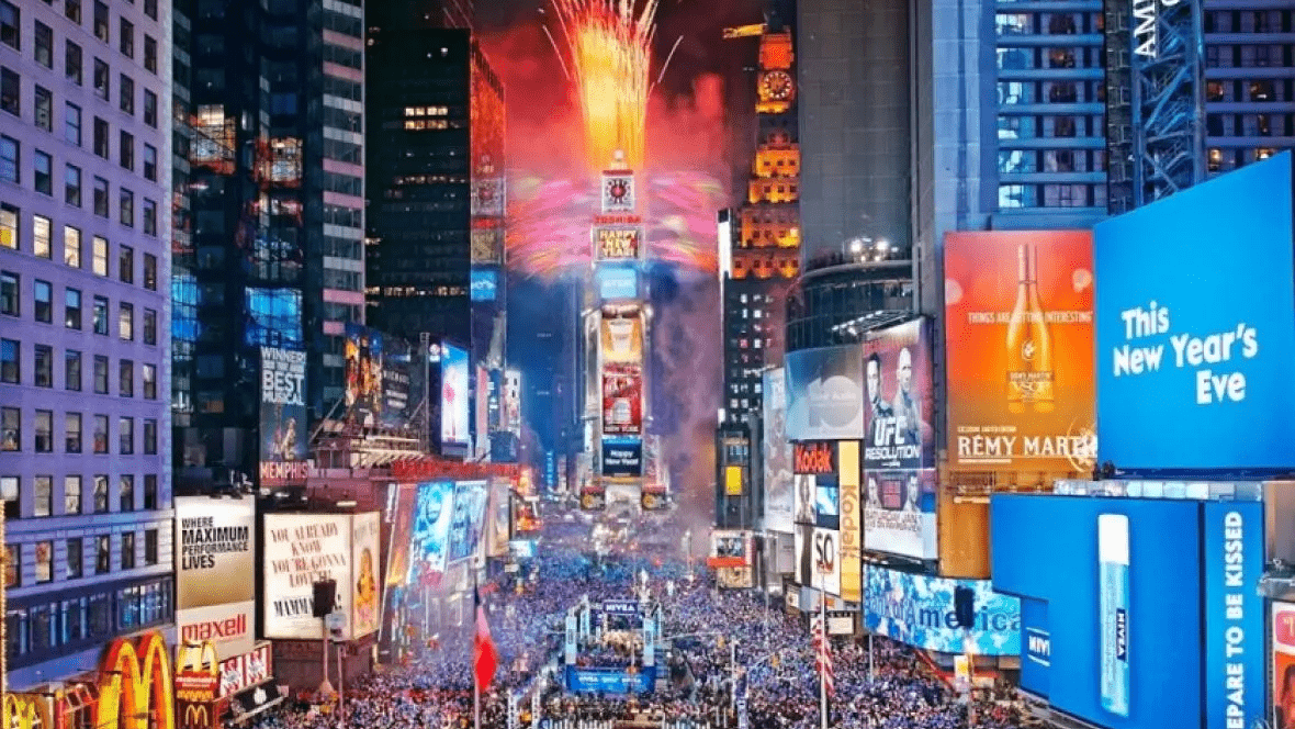 donde celebrar el fin de año en Nueva York