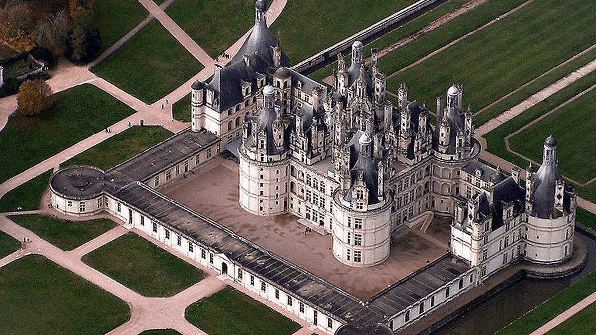 Castillos de Europa. Castillos medievales europeos: Château de Chambord