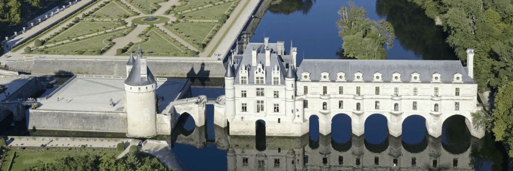 Château Francés de Chenonceau. Palacios y Castillos en Francia.