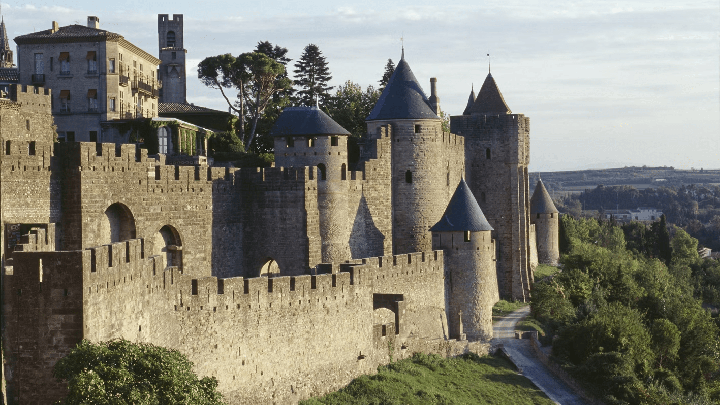 Château de Carcassonne. Castillos en Francia.