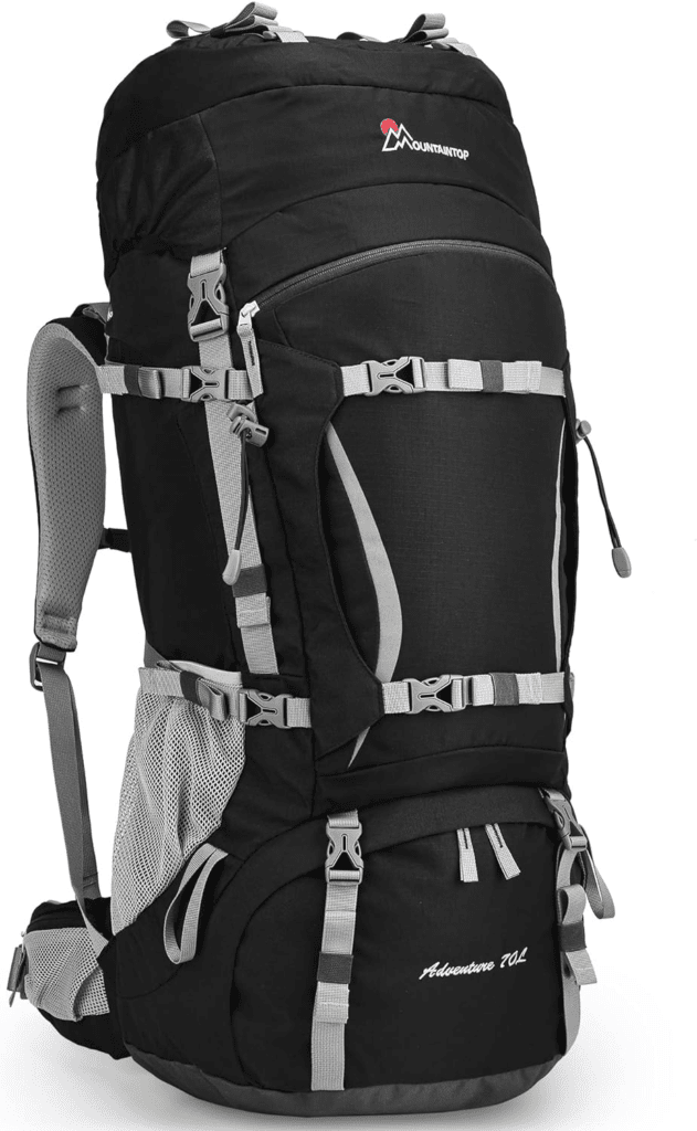 Mountaintop, las mejores mochilas de senderismo profesional. Mochila de 70 Litros