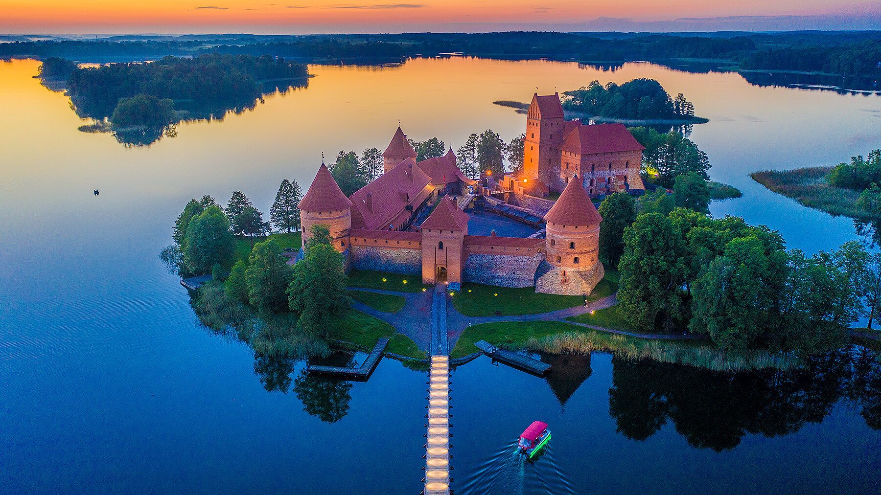 Castillo de Trakai, cosas que ver en Lituania